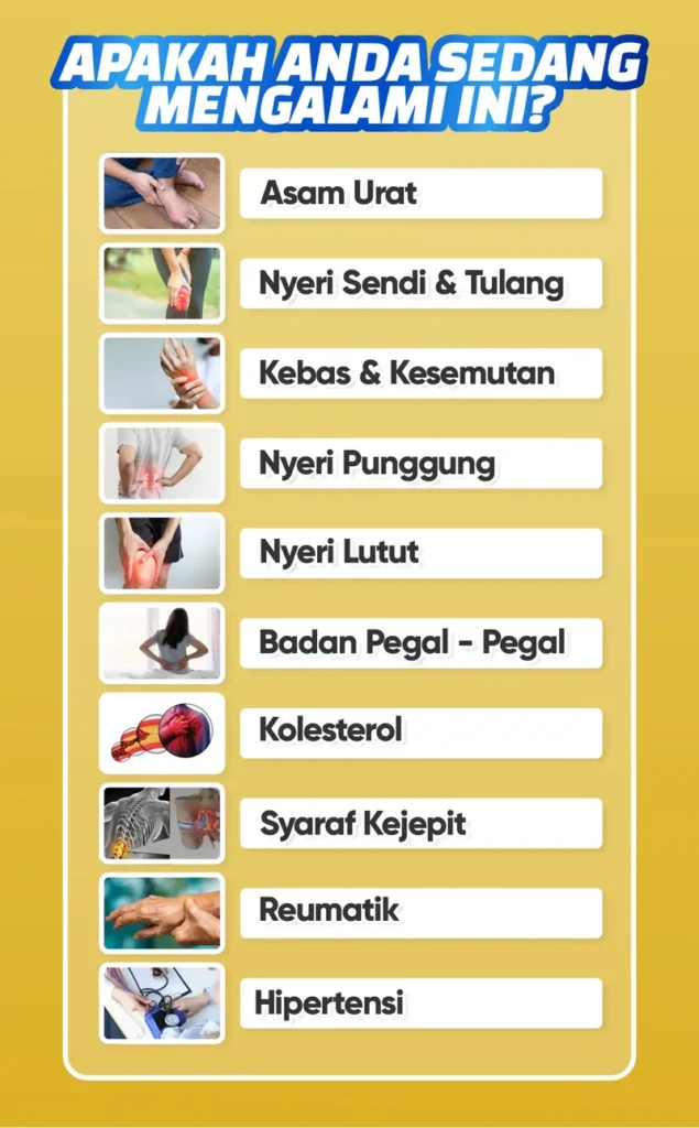 Etawalin mengatasi Asam urat, Nyeri sendi, nyeri lutut, kebas kesemutan,