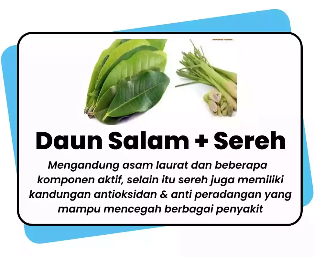 Manfaat daun salam dan sereh anti peradangan mencegah berbagai penyakit